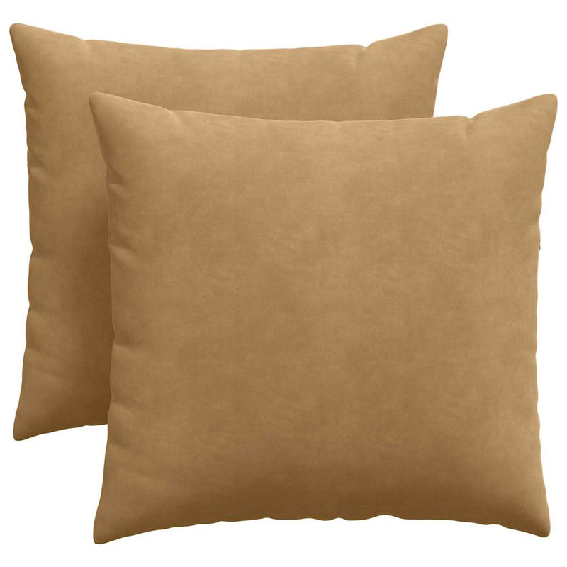 Chargez l'image dans la visionneuse de la galerie, Vidaxl sofa kussens 2 stuks bruin 45 x 45 cm cordstof
