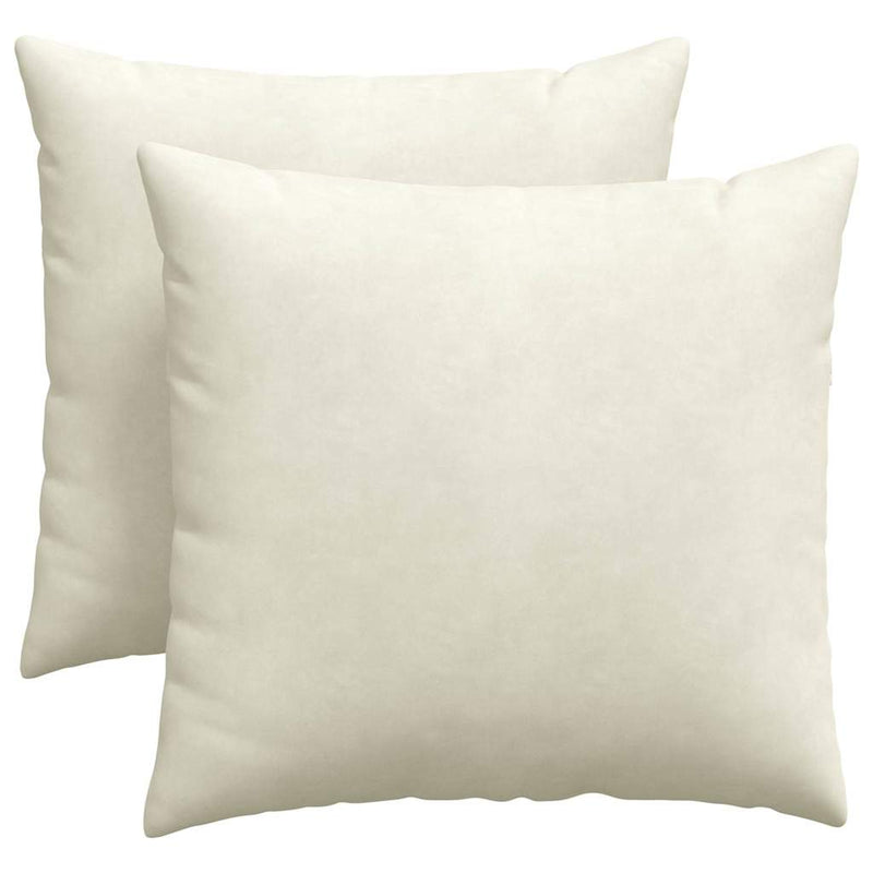 Chargez l'image dans la visionneuse de la galerie, Vidaxl sofa kussens 2 stuks crème 45 x 45 cm cordstof
