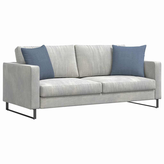 Vidaxl sofa kussens 2 stuks blauw 45 x 45 cm cordstof