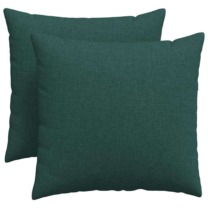 Chargez l'image dans la visionneuse de la galerie, Vidaxl sofa kussens 2 pcs donkergroen 50 x 50 cm stof

