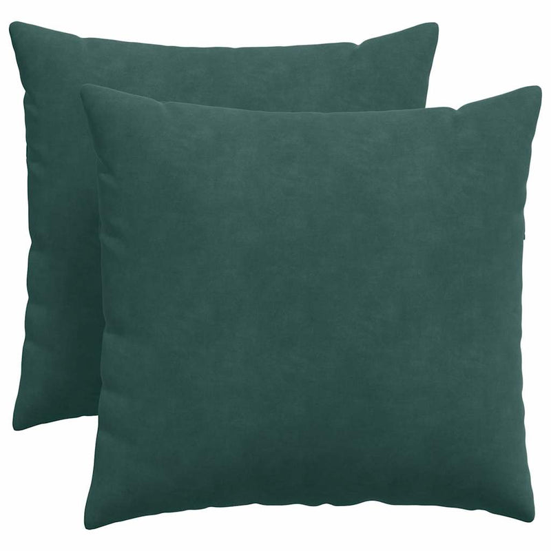 ギャラリービューアに画像をロードする, Vidaxl sofa kussens 2 stuks donkergroen 50 x 50 cm cordstof
