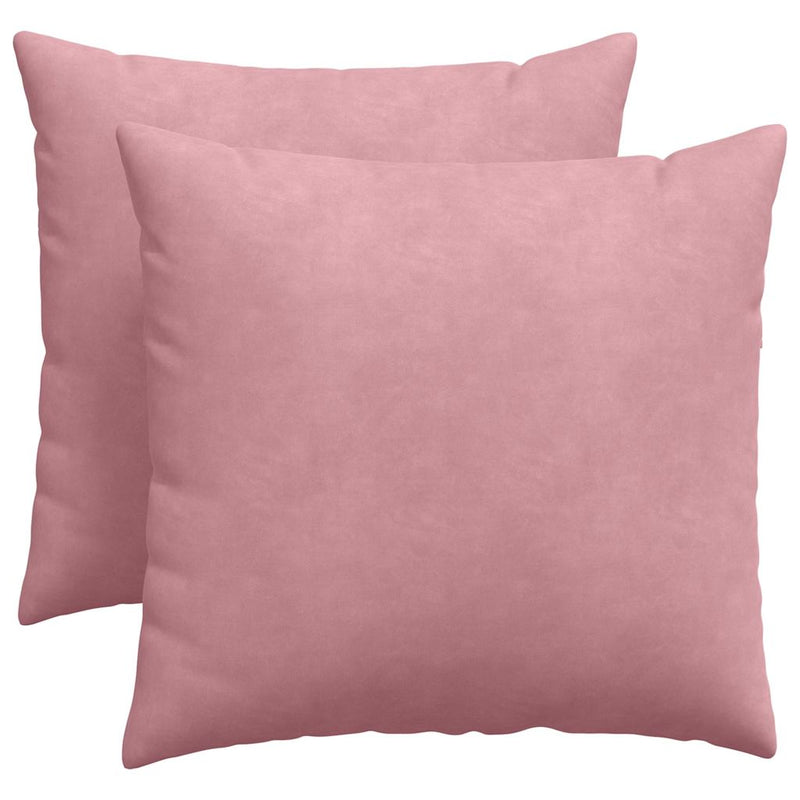 Afbeelding laden in galerijviewer, Vidaxl sofa kussens 2 stuks roze 50 x 50 cm cordstof
