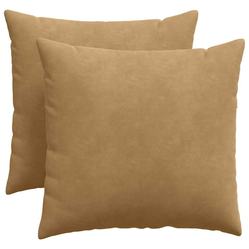 Afbeelding laden in galerijviewer, Vidaxl sofa kussens 2 stuks bruin 50 x 50 cm cordstof
