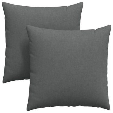 Vidaxl sofa kussens 2 pcs donkergrijs 60 x 60 cm stof