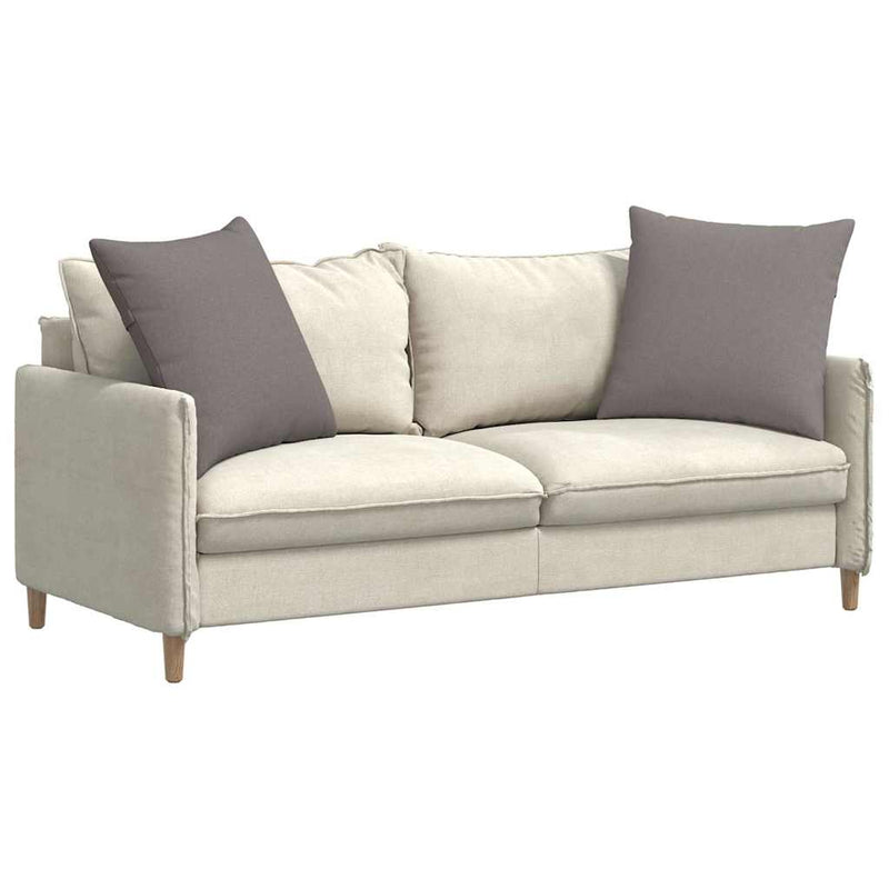 Afbeelding laden in galerijviewer, Vidaxl sofa kussens 2 pcs taupe 60 x 60 cm stof
