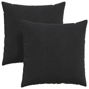 Vidaxl sofa kussens 2 stuks zwart 60 x 60 cm cordstof