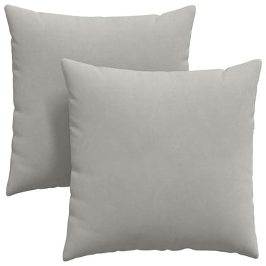 Vidaxl sofa kussens 2 stuks lichtgrijs 60 x 60 cm stof