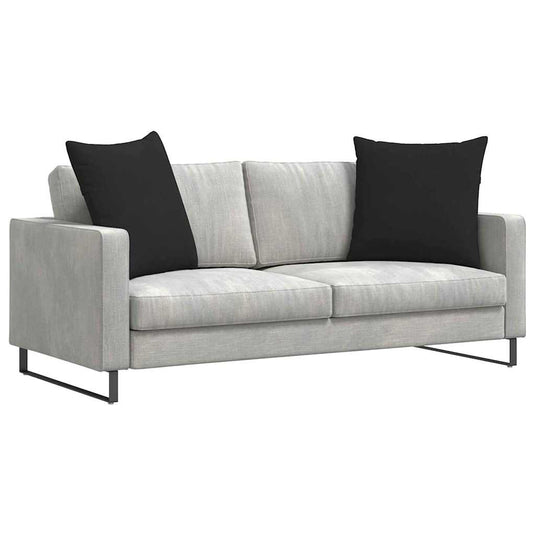 Vidaxl sofa kussens 2 stuks zwart 60 x 60 cm stof