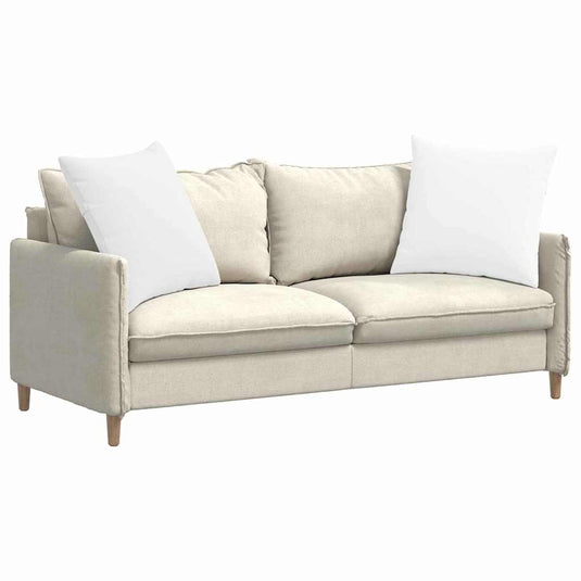 Vidaxl sofa kussens 2 pcs wit 80 x 80 cm stof