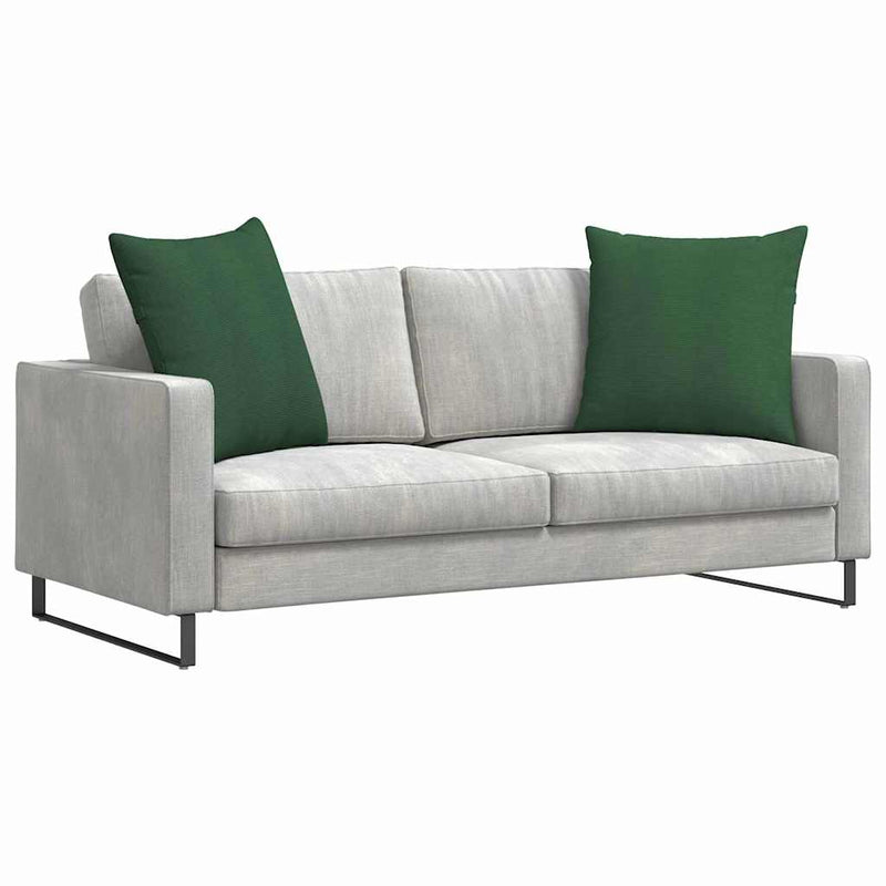 Afbeelding laden in galerijviewer, Vidaxl sofa kussens 2 stuks donkergroen 80 x 80 cm cordstof

