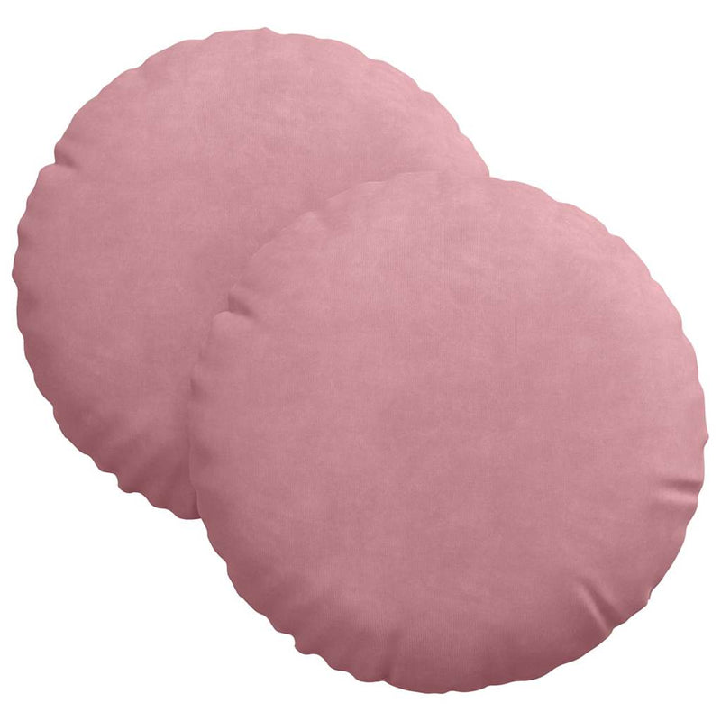 ギャラリービューアに画像をロードする, Vidaxl zitkussens 2 stuks roze ø 40 x 13 cm fluweel
