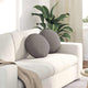 Vidaxl zitkussens 2 pcs taupe ø40 x 13 cm stof