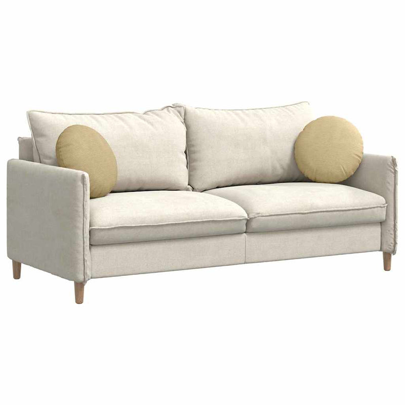 ギャラリービューアに画像をロードする, Vidaxl zitkussens 2 pcs grijs groen ø 40 cm katoen stof
