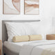 Vidaxl bolster kussens 2 stuks crème ø 15 x 40 cm stof