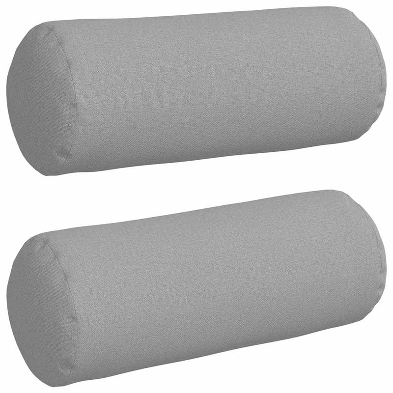 ギャラリービューアに画像をロードする, Vidaxl bolster kussens 2 stuks wolkengrijs ø 15 x 40 cm stof
