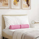 Vidaxl bolster kussens 2 stuks roze ø 15 x 40 cm stof