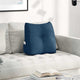 Vidaxl rugkussen blauw 45 x 24 x 50 cm stof