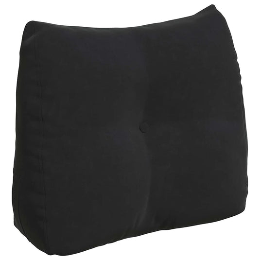 Vidaxl rugkussen zwart 60 x 24 x 50 cm fluweel
