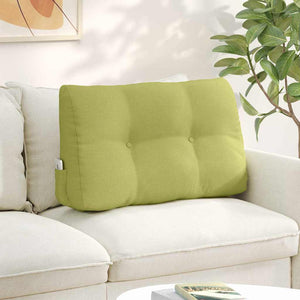 Vidaxl rugkussen lichtgroen 80 x 24 x 50 cm stof