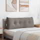 Vidaxl rugkussen taupe 120 x 24 x 50 cm stof