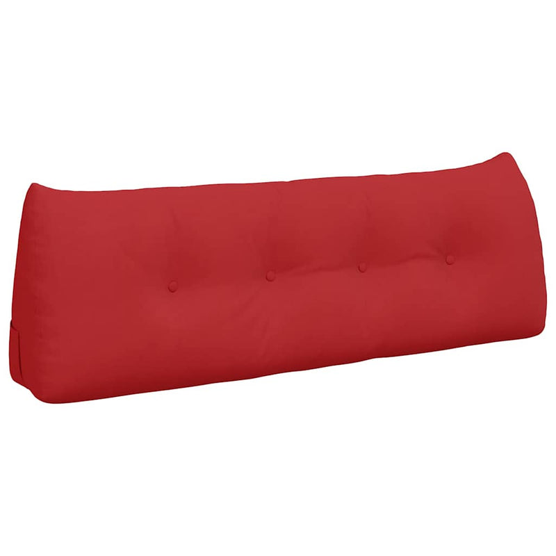 Afbeelding laden in galerijviewer, Vidaxl rugkussen rood 140 x 24 x 50 cm stof
