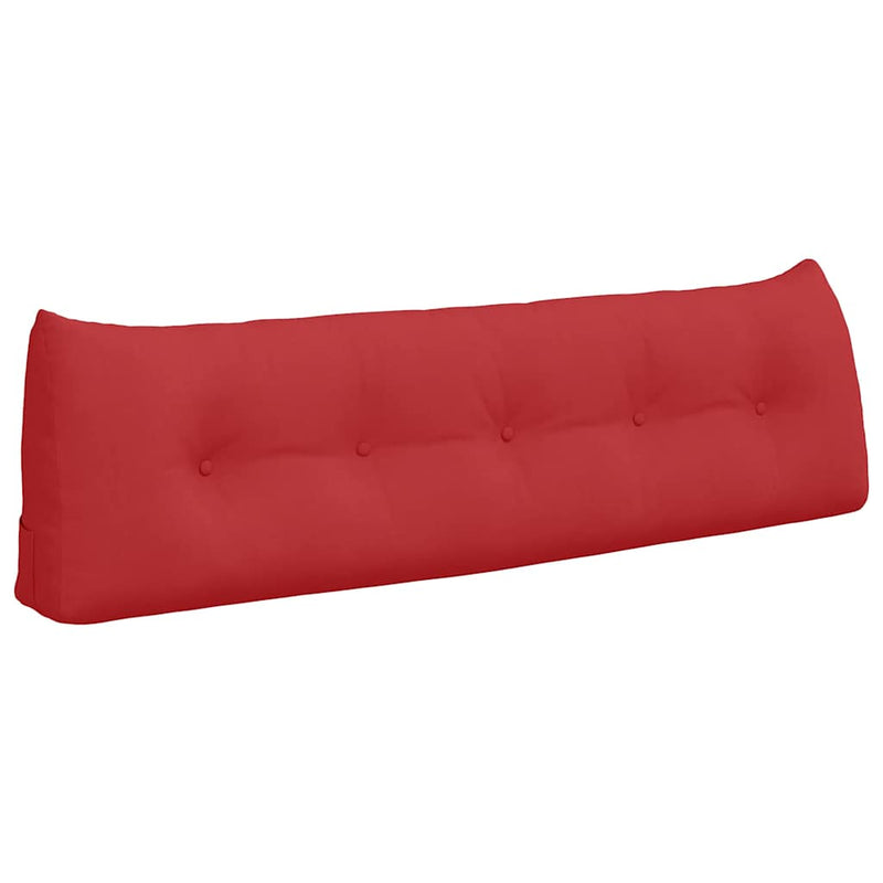 Afbeelding laden in galerijviewer, Vidaxl rugkussen rood 160 x 24 x 50 cm stof
