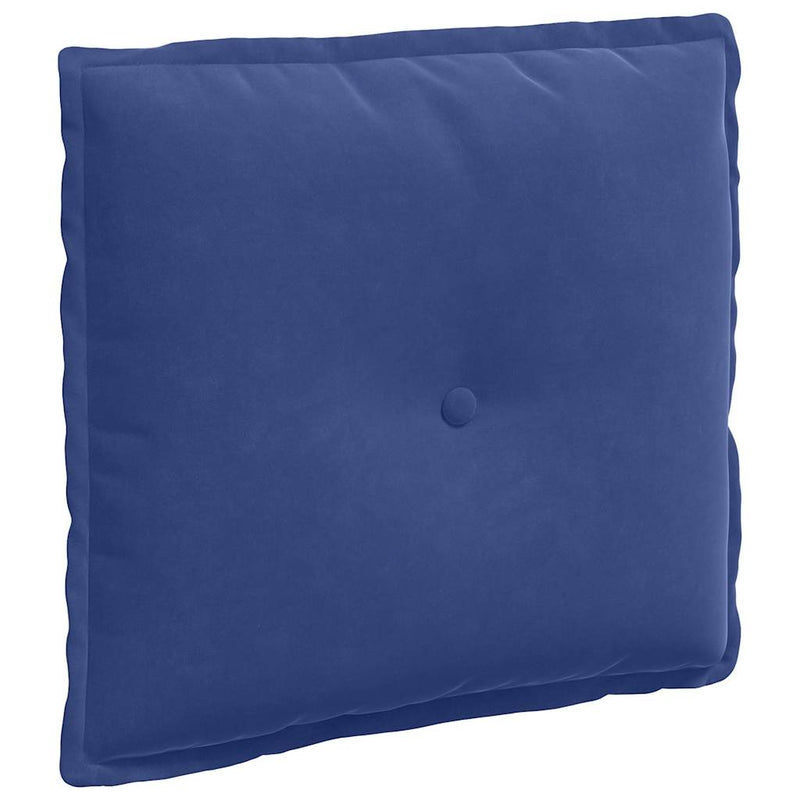 Afbeelding laden in galerijviewer, Vidaxl rugkussen politieblauw 50 x 45 cm cordstof
