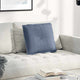 Vidaxl rugkussen blauw 50 x 45 cm cordstof