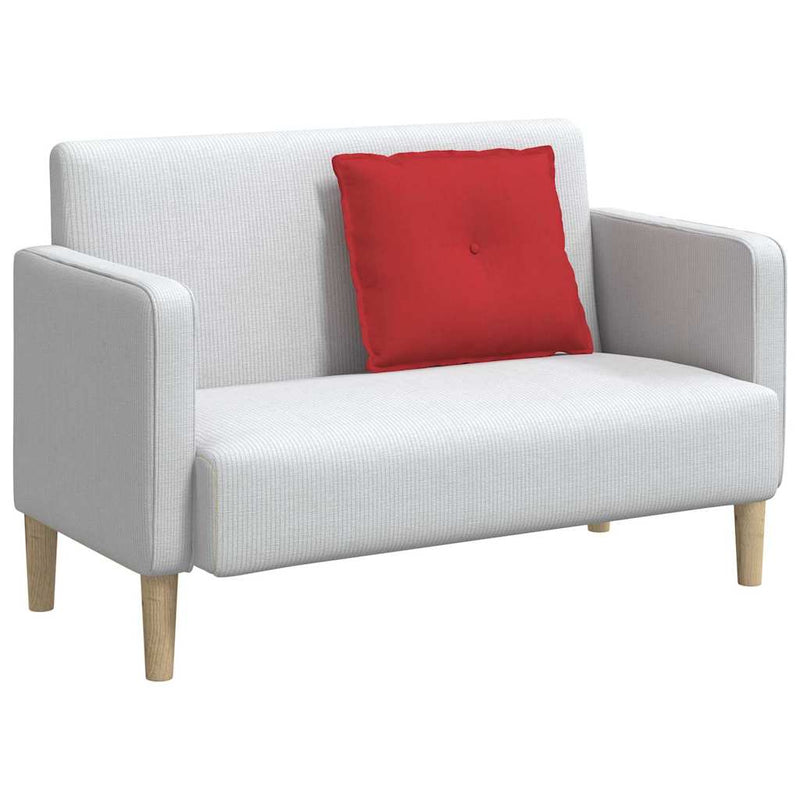Afbeelding laden in galerijviewer, Vidaxl rugkussen rood 60 x 19 x 50 cm stof
