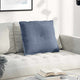 Vidaxl rugkussen blauw 60 x 50 cm cordstof