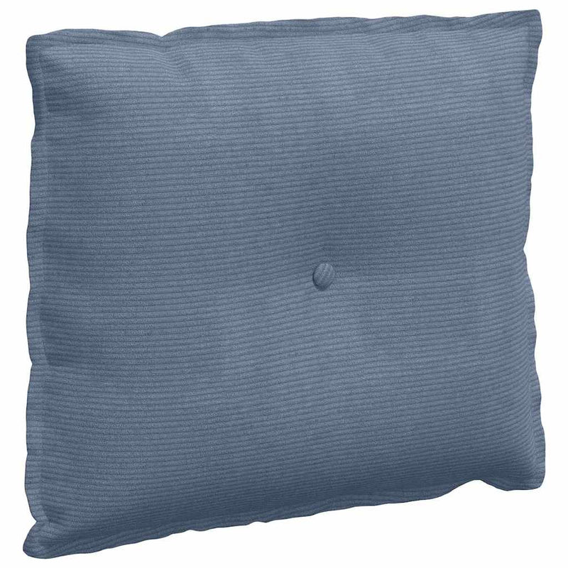 Afbeelding laden in galerijviewer, Vidaxl rugkussen blauw 60 x 50 cm cordstof
