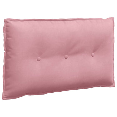 Vidaxl rugkussen roze 80 x 50 cm cordstof