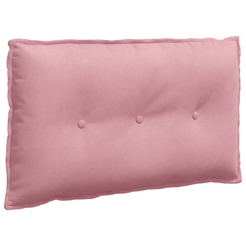 Afbeelding laden in galerijviewer, Vidaxl rugkussen roze 80 x 50 cm cordstof
