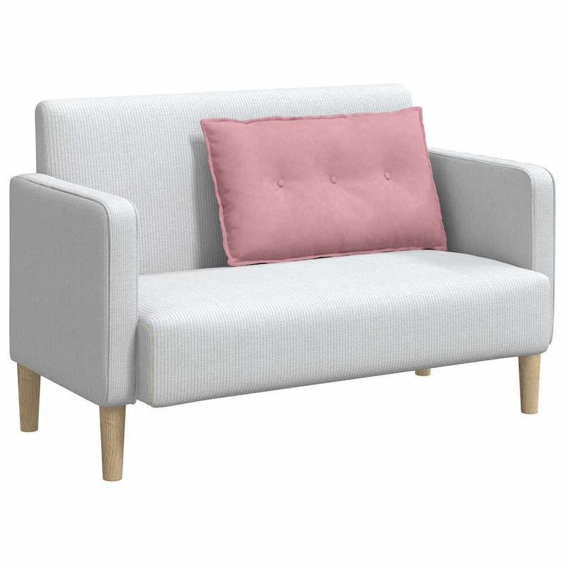 Afbeelding laden in galerijviewer, Vidaxl rugkussen roze 80 x 50 cm cordstof
