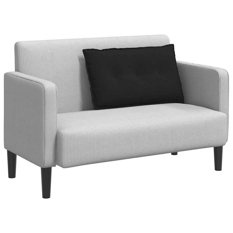 ギャラリービューアに画像をロードする, Vidaxl rugkussen zwart 80 x 50 cm microvezel stof
