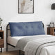 Vidaxl rugkussen blauw 120 x 50 cm cordstof