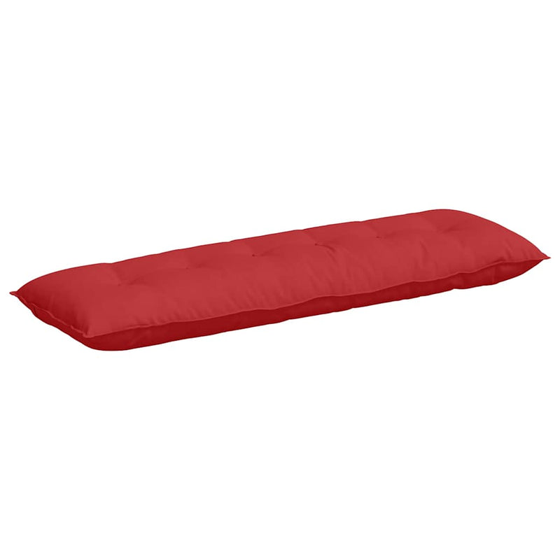 Afbeelding laden in galerijviewer, Vidaxl rugkussen rood 160 x 19 x 50 cm stof
