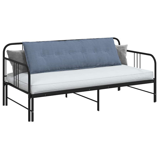 Vidaxl rugkussen blauw 160 x 50 cm cordstof