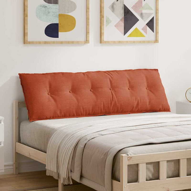 Afbeelding laden in galerijviewer, Vidaxl rugkussen rood-oranje 160 x 50 cm cordstof
