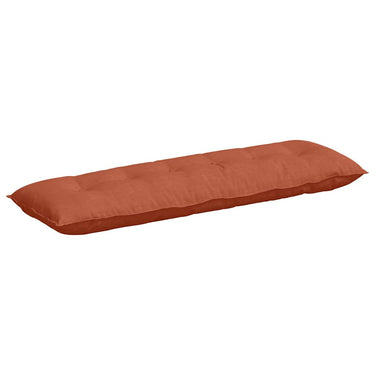 Vidaxl rugkussen rood-oranje 160 x 50 cm cordstof