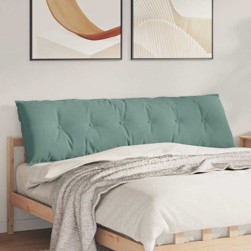 Afbeelding laden in galerijviewer, Vidaxl rugkussen zeegroen 180 x 50 cm cordstof
