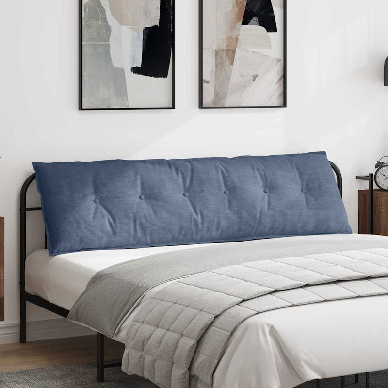 Afbeelding laden in galerijviewer, Vidaxl rugkussen blauw 180 x 50 cm cordstof
