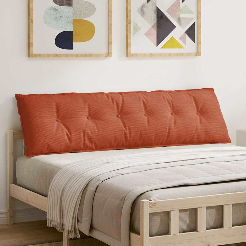 Chargez l'image dans la visionneuse de la galerie, Vidaxl rugkussen rood-oranje 180 x 50 cm cordstof
