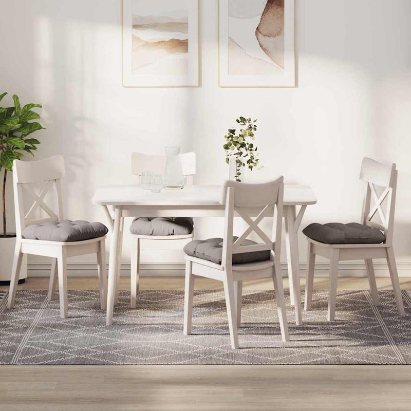 Chargez l'image dans la visionneuse de la galerie, Vidaxl zitkussens 4 pcs taupe 40 x 40 x 12 cm stof
