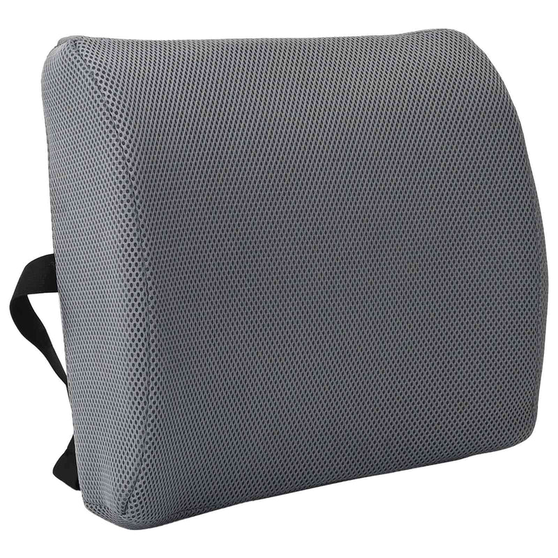 Afbeelding laden in galerijviewer, Vidaxl rugkussen met kussen grijs 36 x 30 x 12 cm met gaasdoek
