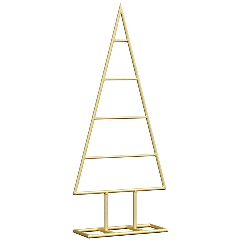 Afbeelding laden in galerijviewer, Vidaxl metalen kerstboom met standaard goud 60 cm poedergecoat staal
