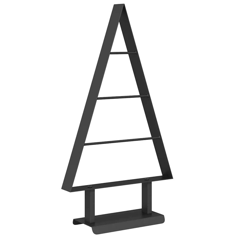 Afbeelding laden in galerijviewer, Vidaxl metalen kerstboom met standaard zwart 60 cm staal
