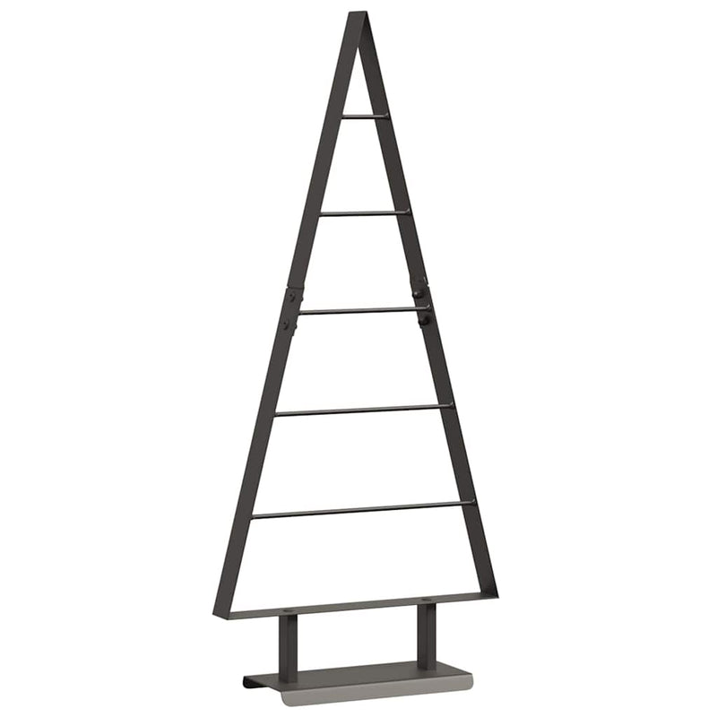 Afbeelding laden in galerijviewer, Vidaxl metalen kerstboom met standaard zwart 90 cm staal
