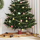 Vidaxl kerstboomstandaard 1.73 rood 50 x 50 x 16 cm massief grenenhout
