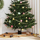 Vidaxl kerstboomstandaard zwart 50 x 50 x 16 cm massief grenenhout